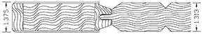Solid Wood Raised Panel Cross Section Solid Wood Raised Panel Cross Section